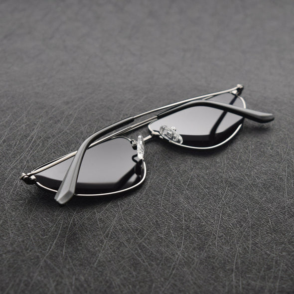 Small Men Polarized Sunglasses Women Brand Design Triangular Frame Driving Sun Glasses