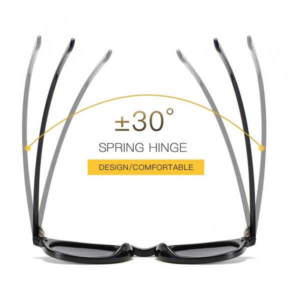 Brand Vintage Designer Polarized Sunglasses For Men Traveling Unisex TR90 Round Sun Glasses Driving Eyewear
