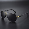 Top Quality Square Retro Photochromic Aluminum Sunglasses Men Polarized Driving Women Sun Glasses For Men Brown