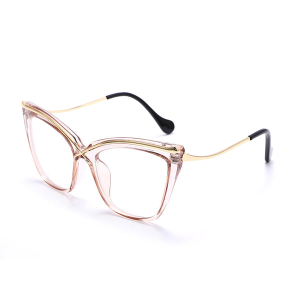 Trends Cat Eye Optical Anti-blue Glasses New Women Men Clear Computer Eyewear Spectacles Female Luxury Eyeglasses Frame UV400