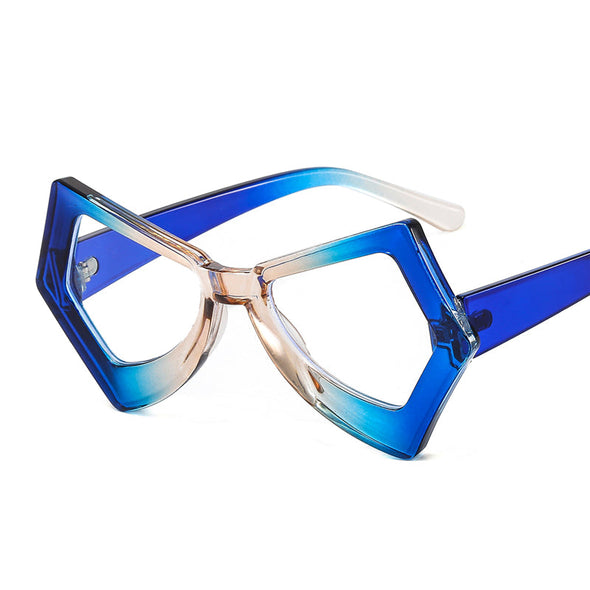 Trendy Irregular Sunglasses Women Men UV400 Punk Sun Glasses Personality Shades Fashion Eyewear Colorful Eyeglasses