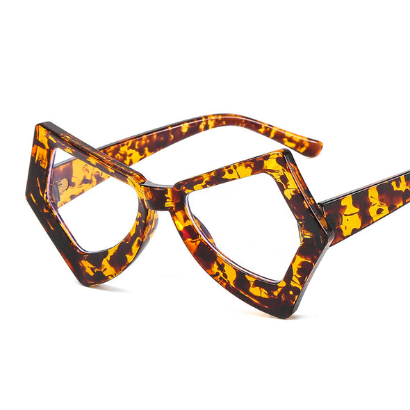 Trendy Irregular Sunglasses Women Men UV400 Punk Sun Glasses Personality Shades Fashion Eyewear Colorful Eyeglasses