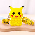 Unicorn Pop Antistress Toys Silicone Push Pop Bubble Bag Unicorn Crossbody Bag Reliver Autism Handbag Coin Pouch Purse for Kids