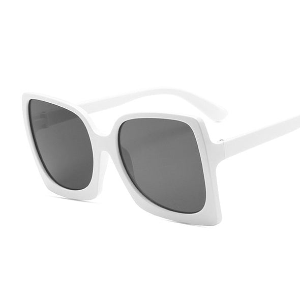 Vintage Big Square Sunglasses Women Black Gradient Oversized Sun Glasses Female Fashion Luxury Brand Mirror Clea