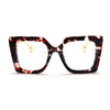 Vintage Glasses Women Men Square Clear Glasses Optical Eyeglasses Frame Transparent Lens Spectacle Frame NOT Anti Blue Light