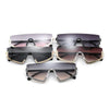 Vintage Luxury Gradient oversized  Women Metal Frame Driving sunglasses