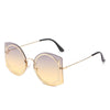 Vintage Rimless Women Men Luxury Brand Designer Sun Glasses