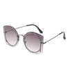 Vintage Rimless Women Men Luxury Brand Designer Sun Glasses