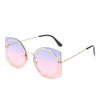 Vintage Rimless Women Men Luxury Brand Designer Sun Glasses