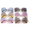 Vintage Rimless Women Men Luxury Brand Designer Sun Glasses
