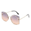 Vintage Rimless Women Men Luxury Brand Designer Sun Glasses
