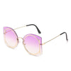 Vintage Rimless Women Men Luxury Brand Designer Sun Glasses