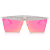Vintage Square Sunglasses Women Men  Luxury Flat Top Fashion Metal Steampunk Sun Glasses Shades Glasses