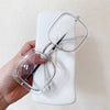 Women Anti Blue Light Computer Glasses Luxury Brand Designer Oversized Square Eyeglasses Fashion Eyewear Optical Frames