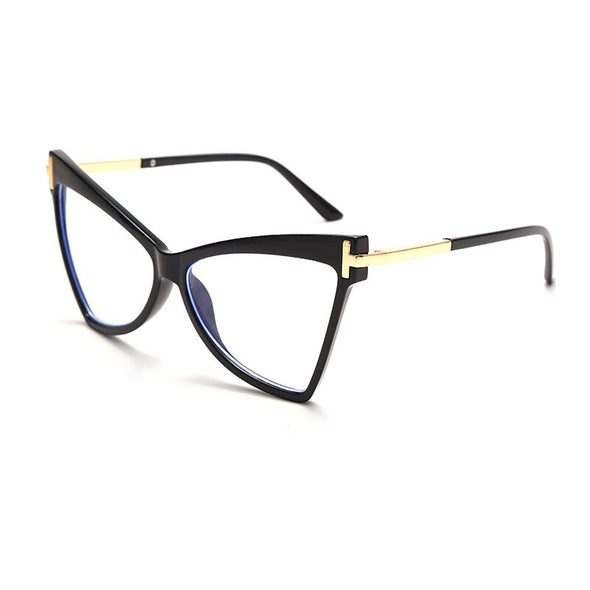 Women Cat Eye Glasses Men Triangle Optical Frames Ladies Fashion Eyewear Prescription Transparent Spectacle Eyeglass Unisex