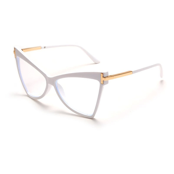 Women Cat Eye Glasses Men Triangle Optical Frames Ladies Fashion Eyewear Prescription Transparent Spectacle Eyeglass Unisex