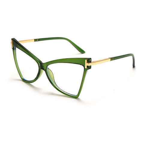 Women Cat Eye Glasses Men Triangle Optical Frames Ladies Fashion Eyewear Prescription Transparent Spectacle Eyeglass Unisex