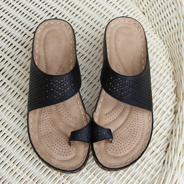 Zoloss Comfortable Breathable  Platform Flat Sandals