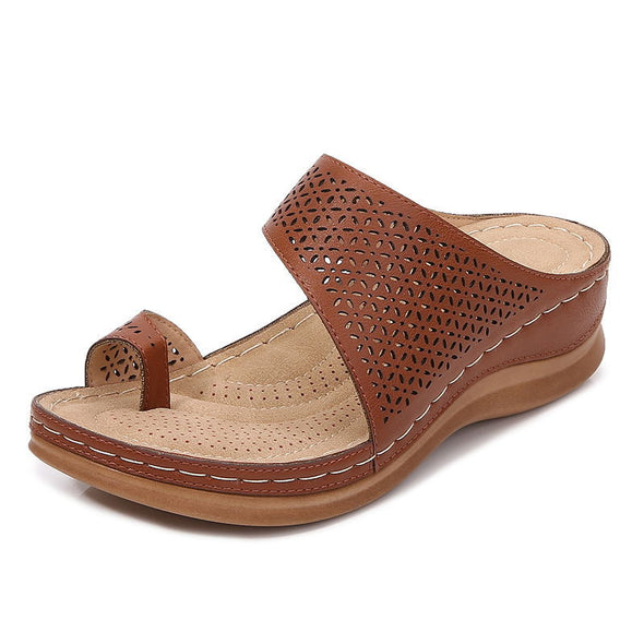 Zoloss Comfortable Breathable  Platform Flat Sandals