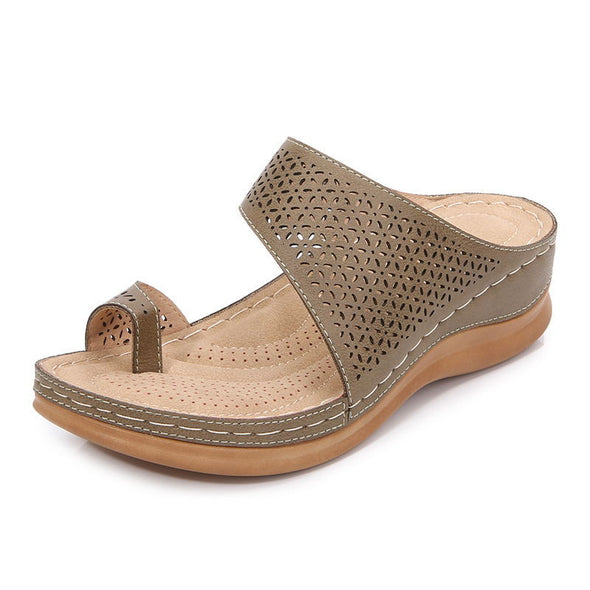Zoloss Comfortable Breathable  Platform Flat Sandals