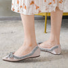 Zoloss Rhinestone  Casual Comfort Dressy Flats For Wedding Bling Diamonds Bridal Shoes