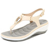 Summer Beach Solid Color Flip Flops For Women Clip Toe Ladies Shoes