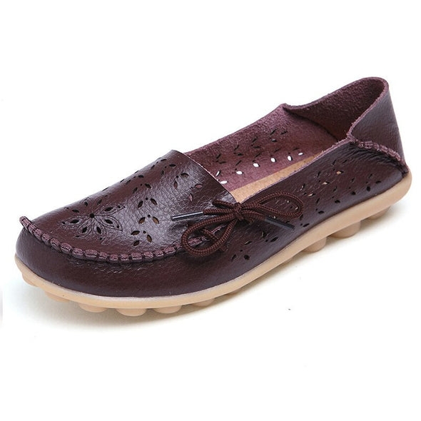 Zoloss Leather Loafers Flats Lo51
