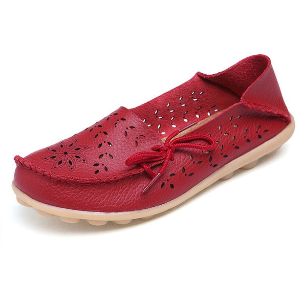 Zoloss Leather Loafers Flats Lo51