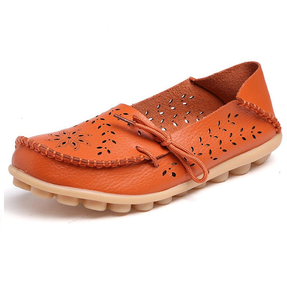 Zoloss Leather Loafers Flats Lo51