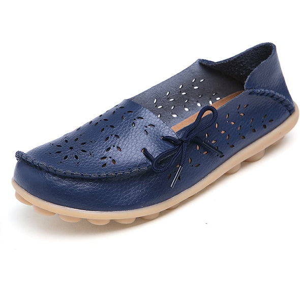 Zoloss Leather Loafers Flats Lo51