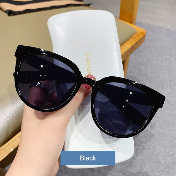 YOOSKE  Women's Sunglasses Fashion Big Round Sun Glasses for Female Oversized Shades Vintage Jelly Color Pink Sunglass UV400
