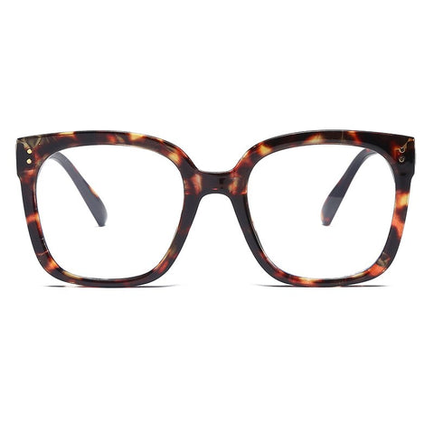 Oversized Square Eyeglasses Frames for Women Men Anti Blue Light Glasses Frame Optical Computer Eyewear