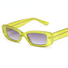 Fashion Rectangle Women Men Vintage Small Eyewear Female Luxury Brand Gradient High Quality Sun Glasses
