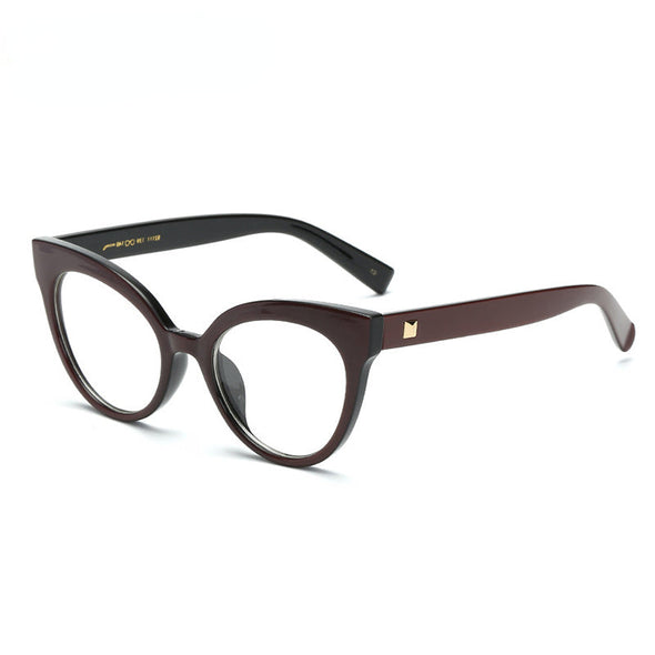 Fashion Cat Eye Transparent Glasses Women Brand Vintage Comfortable Computer Eyeglasses Female Spectacles