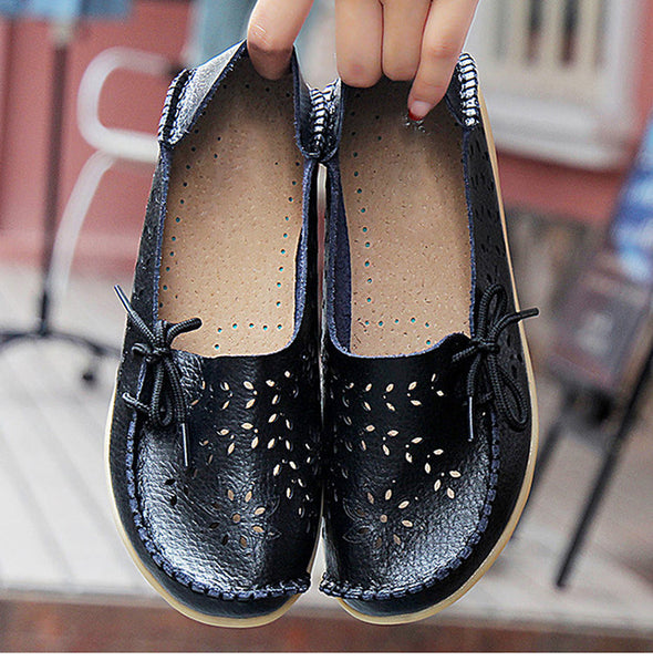 Zoloss Leather Loafers Flats Lo51