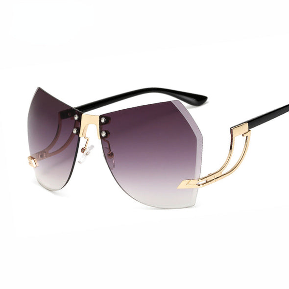 Sunglasses Women Gradient Glasses Brand Design Luxury Eyeglasses Retro Vintage Unique Transparent Shadow Sun Glasses