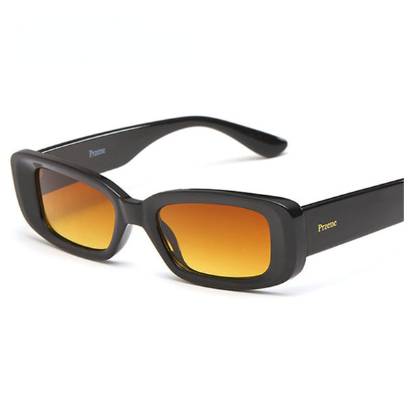 Fashion Rectangle Women Men Vintage Small Eyewear Female Luxury Brand Gradient High Quality Sun Glasses