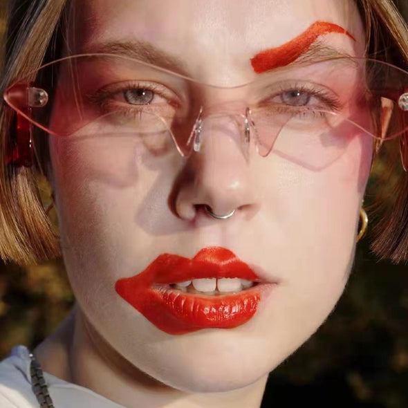 Spring new cosmic sunglasses European and American ins net red with the same personality funny glasses Y2K sunglasses female
