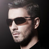 Aluminum Men Polarized UV400 Lens Rectangle Rimless Driving Fishing Sun Glasses Sports Eyewear For Male