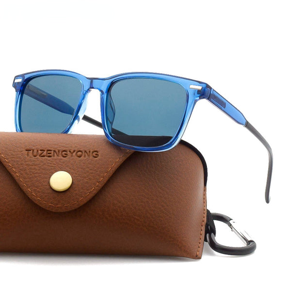 New Unisex Ultralight TR90 Polarized Sunglasses Men Women UV400 Square Shades Vintage Sun Glasses Gafas