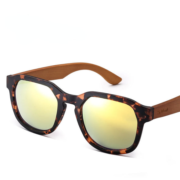 Polarized Sunglasses Fishing For Men Womens Wood Sunglasses Travel Bamboo Sunglass Driving Shade UV400 Lens