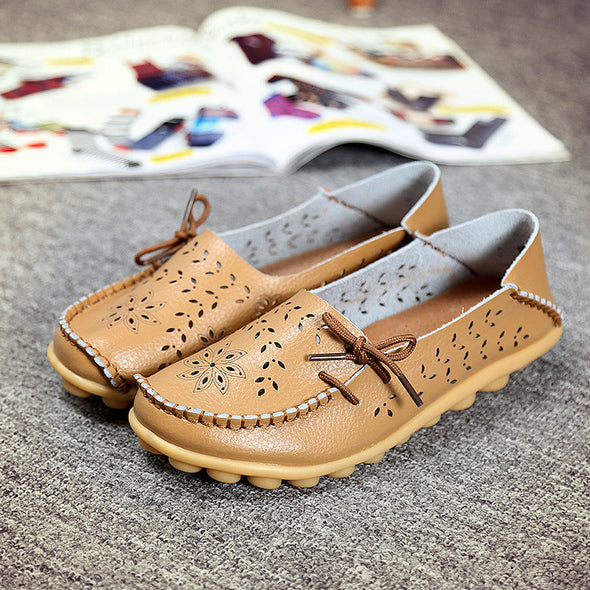 Zoloss Leather Loafers Flats Lo51