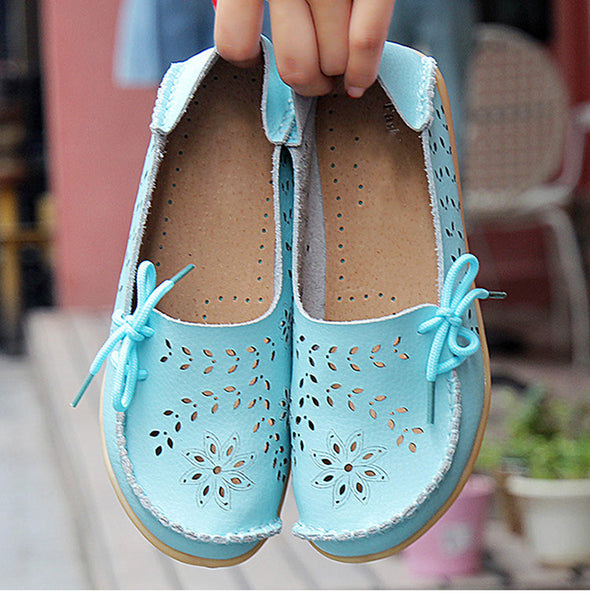 Zoloss Leather Loafers Flats Lo51