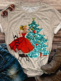 zoloss A Very Merry Christmas Crew Neck T-shirt