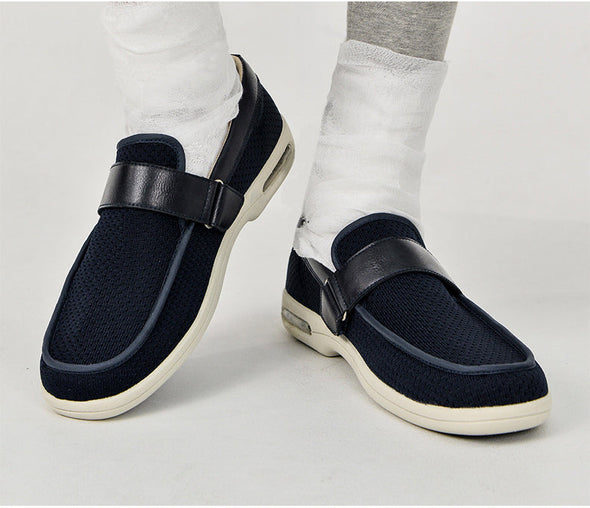 Zoloss Plus Size Wide Diabetic Shoes For Swollen Feet Width Shoes-NW043