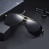 Aluminum Magnesium Square Polarized  Photochromic Sunglasses Men Sun Glasses Military Safety Driving