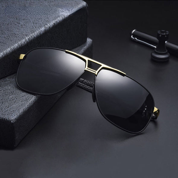Aluminum Magnesium Square Polarized  Photochromic Sunglasses Men Sun Glasses Military Safety Driving