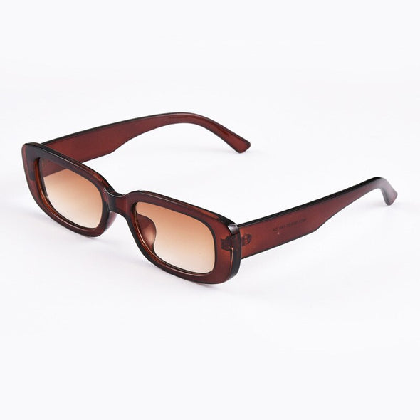 fashion rectangle sexy sunglasses women blue pink yellow leopard small oval sun glasses retro style