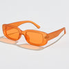 fashion rectangle sexy sunglasses women blue pink yellow leopard small oval sun glasses retro style
