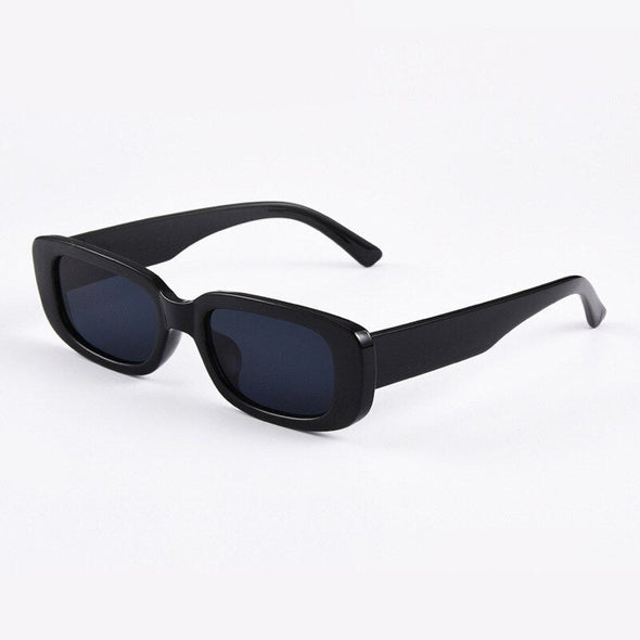 fashion rectangle sexy sunglasses women blue pink yellow leopard small oval sun glasses retro style